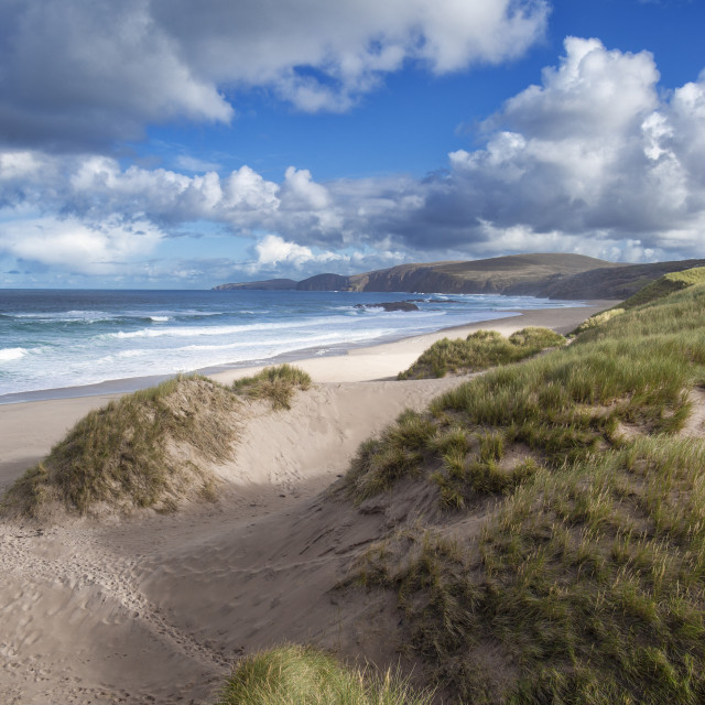 "Rolling Dunes at Sandwood Bay" stock image