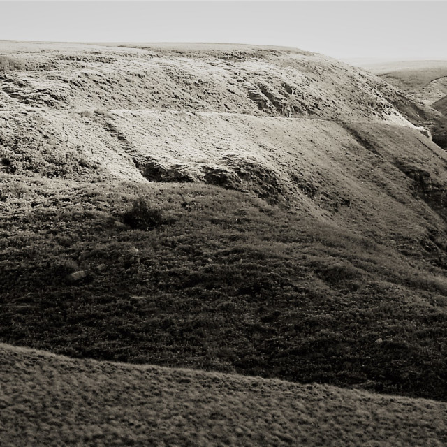 "Moorland, West Yorks" stock image