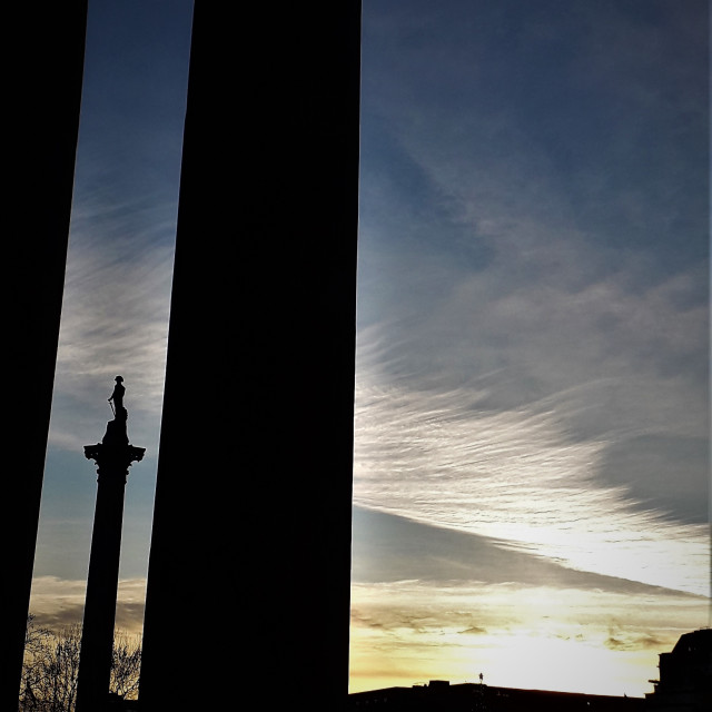 "Trafalgar Square" stock image