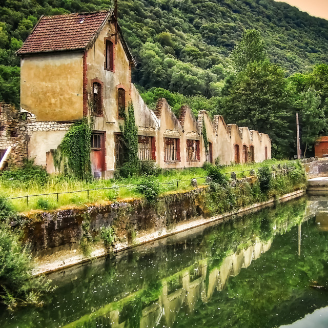 "Abandoned factory." stock image