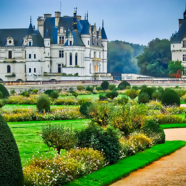 "Chateau de Chenonceau" stock image