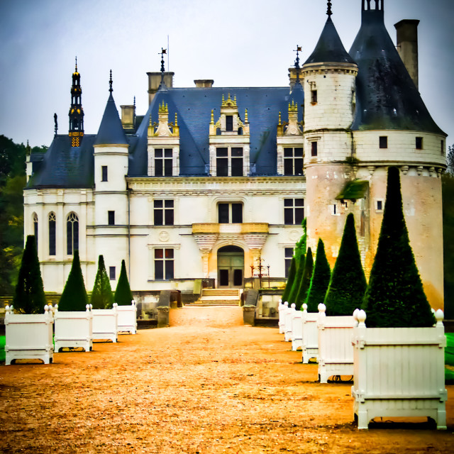 "Chateau de Chenonceau" stock image