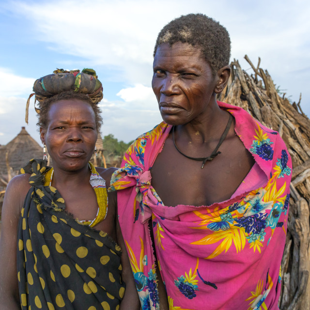 Toposa Tribe Women In Traditional Clothing Namorunyang State Kapoeta