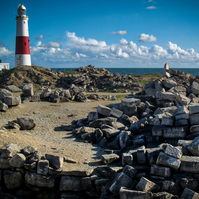 "Portland Bill lighthouse" stock image