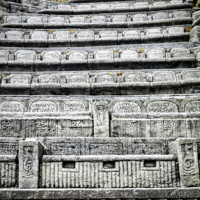 "The Minack Theatre" stock image