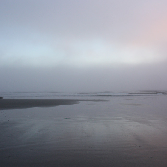 "A misty evening view of the Pacific Ocean" by Julian Worker - £10.00 "A misty evening view of the Pacific Ocean" stock image