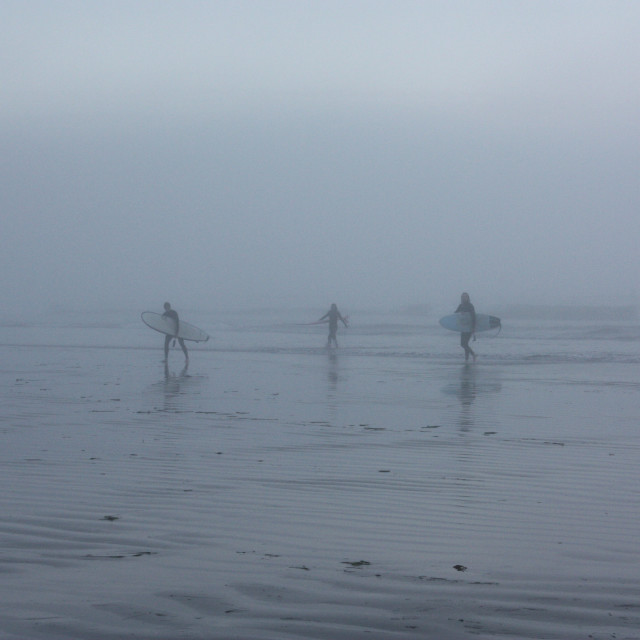 "A misty evening view of the Pacific Ocean" by Julian Worker - £10.00 "A misty evening view of the Pacific Ocean" stock image