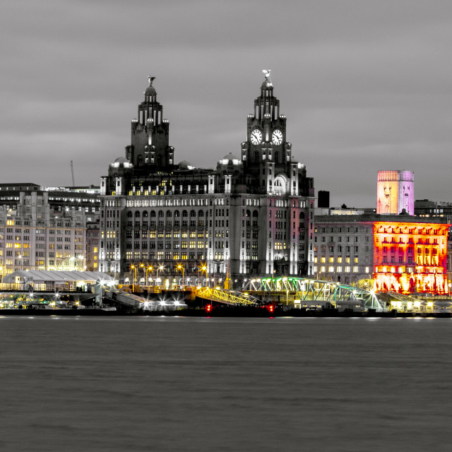 "Iconic Liverpool Waterfront" stock image