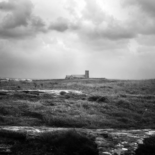 "Bleak Church" stock image