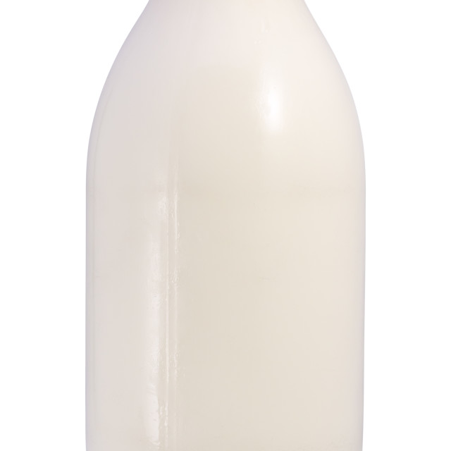 "Glass Bottle Of Fresh Milk" stock image
