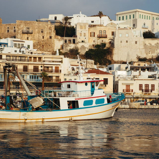 "Naxos Stadt, Chora" stock image