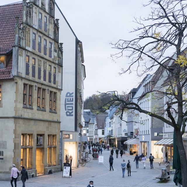 "Old Market Square in Bielefeld" stock image