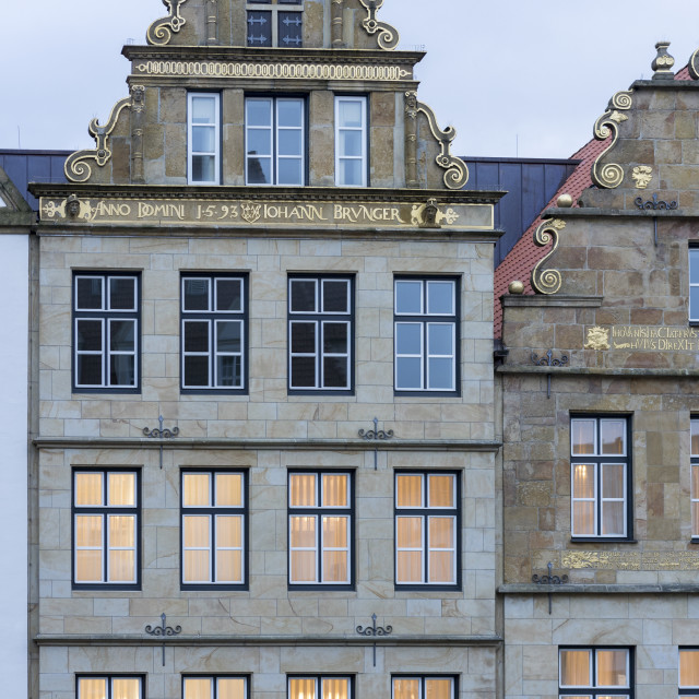 "Old Market Square in Bielefeld" stock image