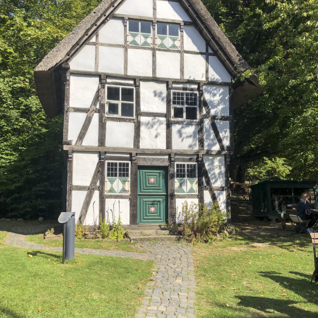 "Bielefeld Open Air Farm House Museum" stock image