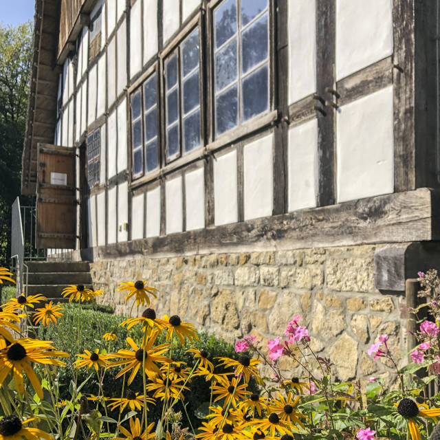 "Farmhouse Garden" stock image