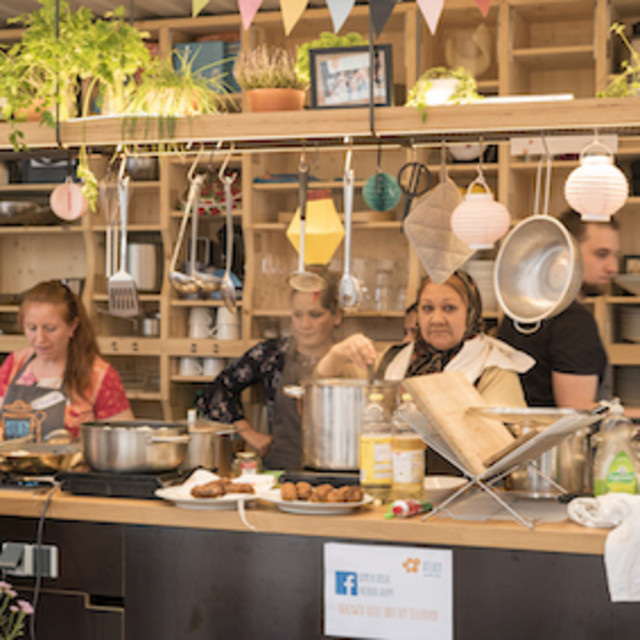 "Kitchen on The Run" stock image