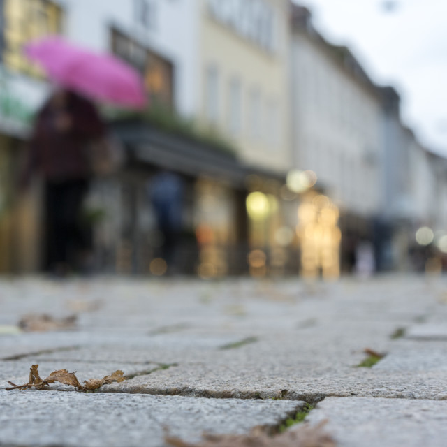 "shopping street Obernstrasse" stock image