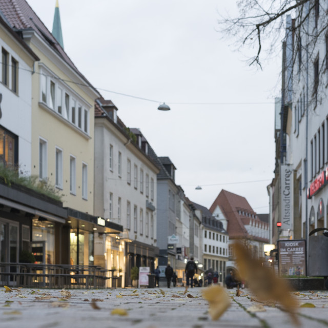 "shopping street Obernstrasse" stock image