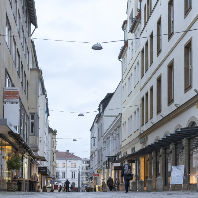 "shopping and pedestrian street" stock image