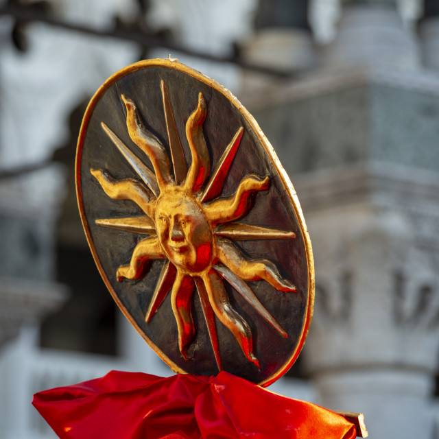 "The Ballad of the Masks and the Beheading of the Bull, Venice Carnival" by Bobb Strongman - £20.00 "The Ballad of the Masks and the Beheading of the Bull, Venice Carnival" stock image