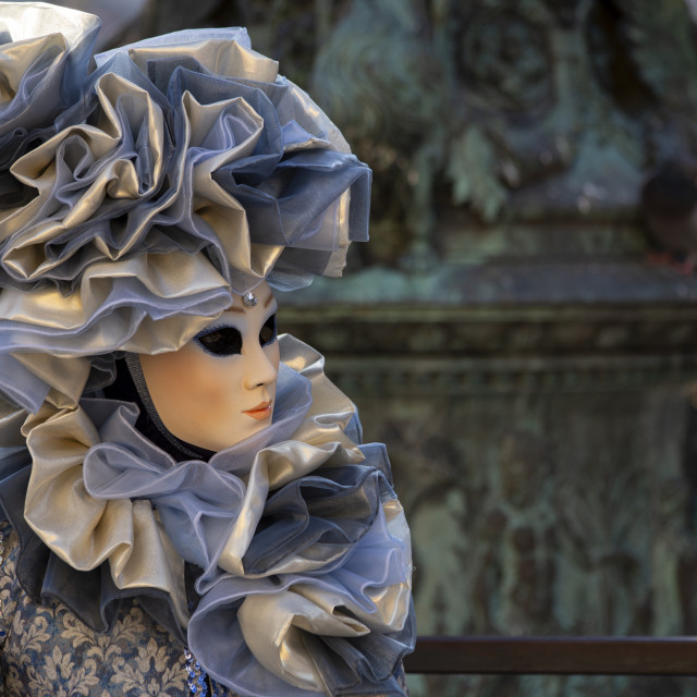 "Carnival Costume at Carnevale, Venice" by Bobb Strongman - £20.00 "Carnival Costume at Carnevale, Venice" stock image