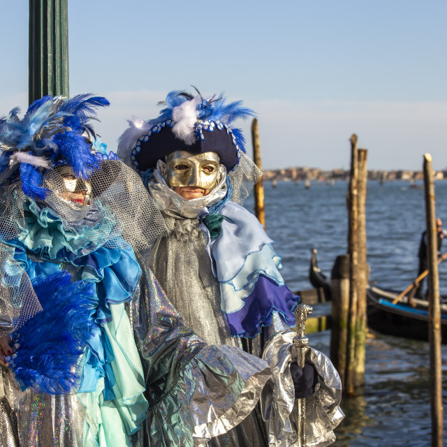 "Carnival Costumes at Carnevale, Venice" by Bobb Strongman - £20.00 "Carnival Costumes at Carnevale, Venice" stock image