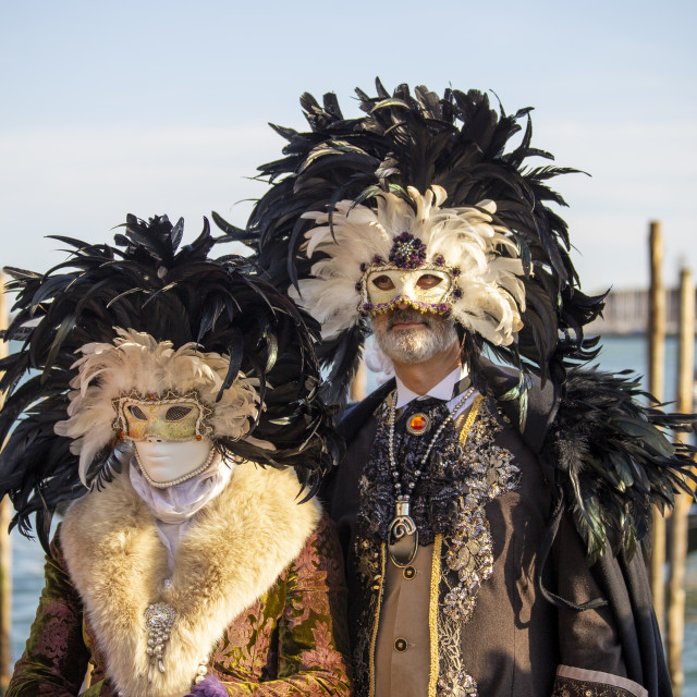 "Carnival Costumes at Carnevale, Venice" by Bobb Strongman - £20.00 "Carnival Costumes at Carnevale, Venice" stock image