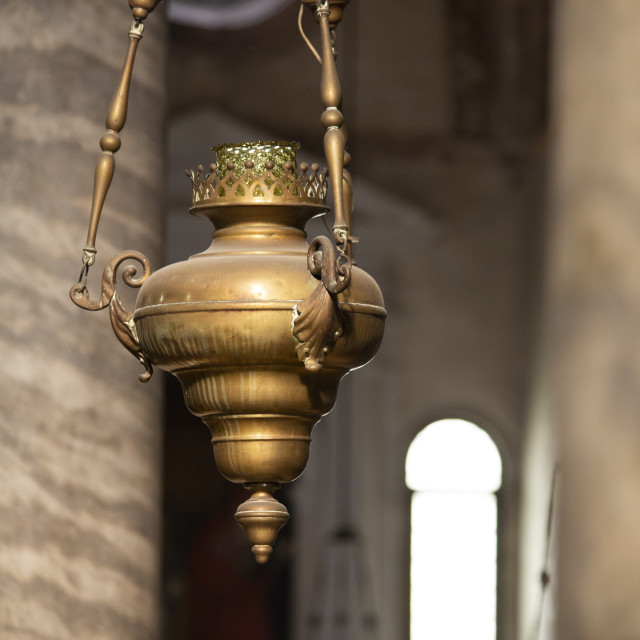 "Church Lantern in Venice" by Bobb Strongman - £20.00 "Church Lantern in Venice" stock image