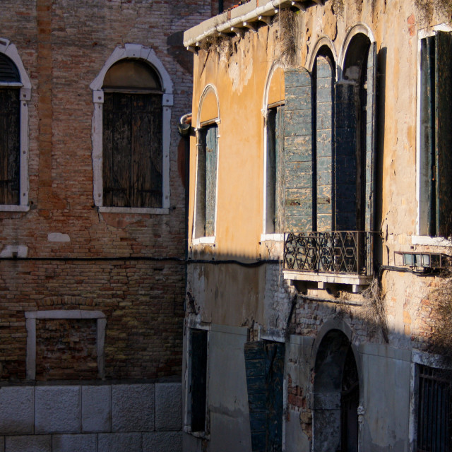 "Venice Palazzo" by Bobb Strongman - £20.00 "Venice Palazzo" stock image