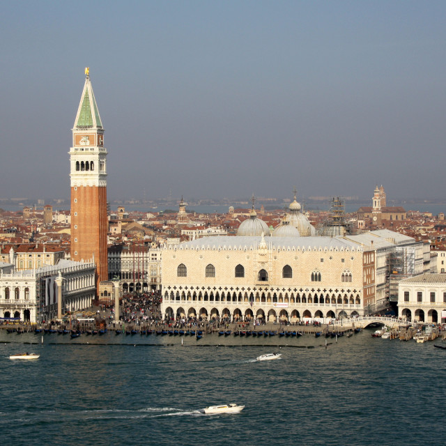 "St Mark's Square, Venice" by Bobb Strongman - £20.00 "St Mark's Square, Venice" stock image
