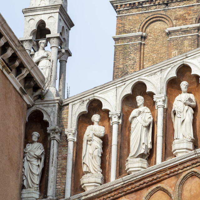 "Church of Madonna Dell'Orto, Venice." by Bobb Strongman - £20.00 "Church of Madonna Dell'Orto, Venice." stock image