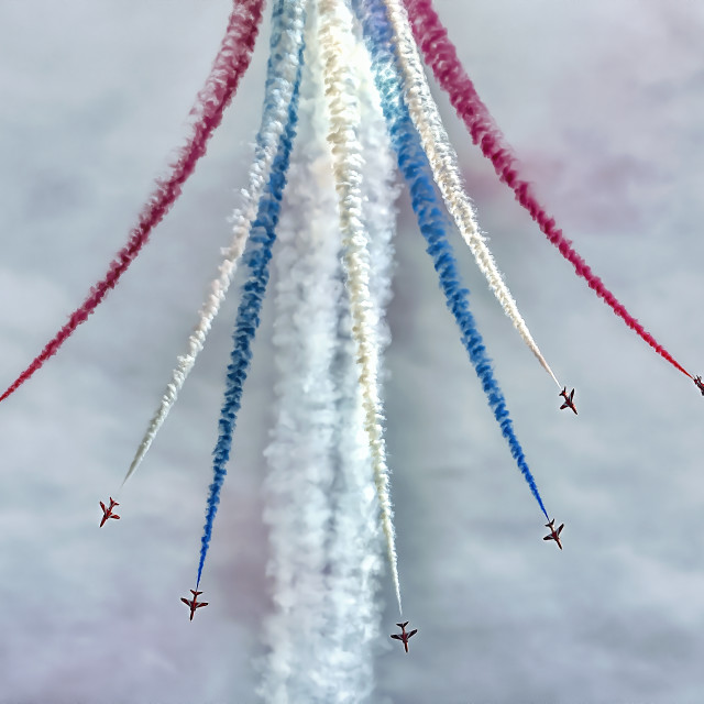 "The Red Arrows" stock image