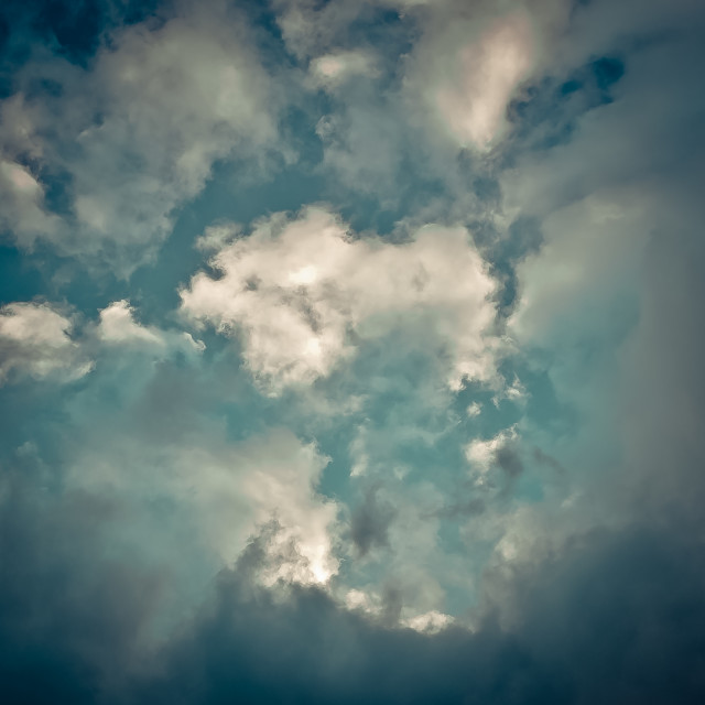 "Cloud Burst" stock image