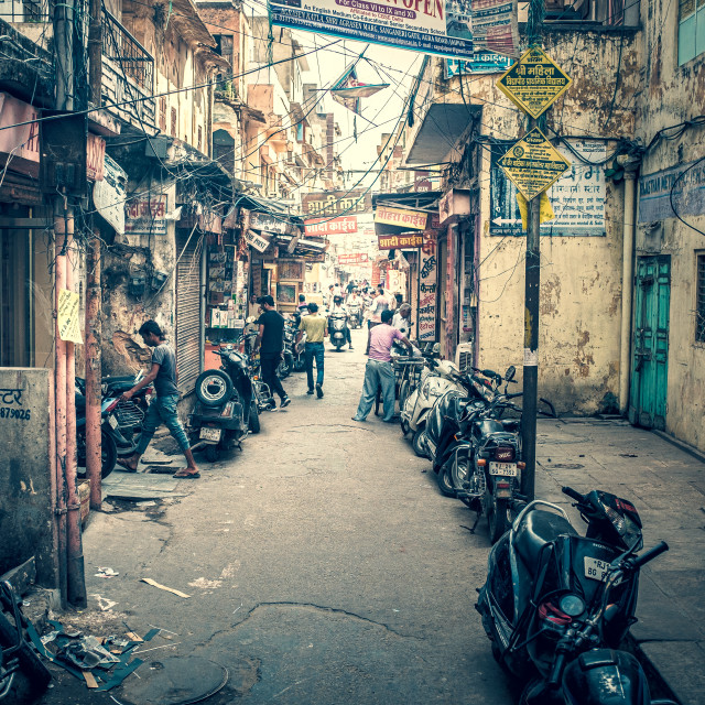 "Indian Alley" stock image