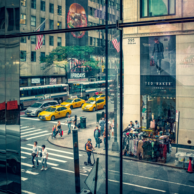 "New York Taxi" by Stig Cooper - $36.72 "New York Taxi" stock image