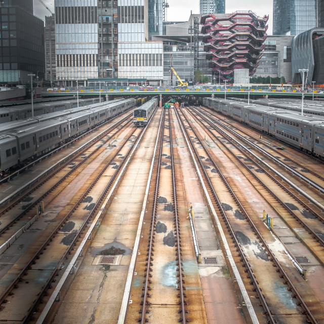 "New York Rail" by Stig Cooper - $36.72 "New York Rail" stock image