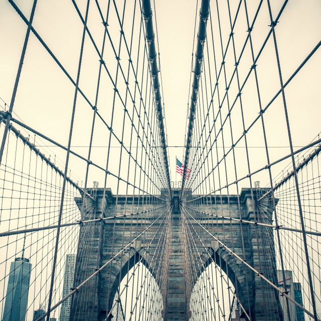 "Brooklyn Bridge" stock image