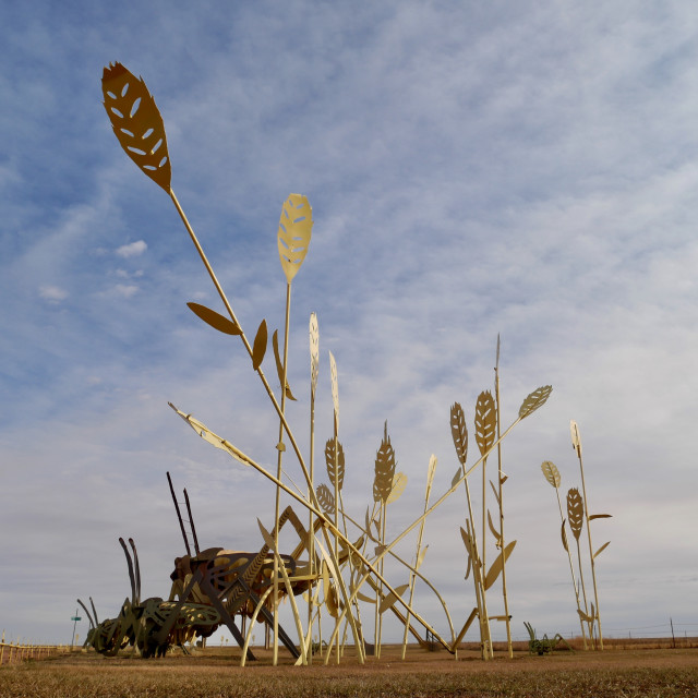 "Enchanted Highway" stock image