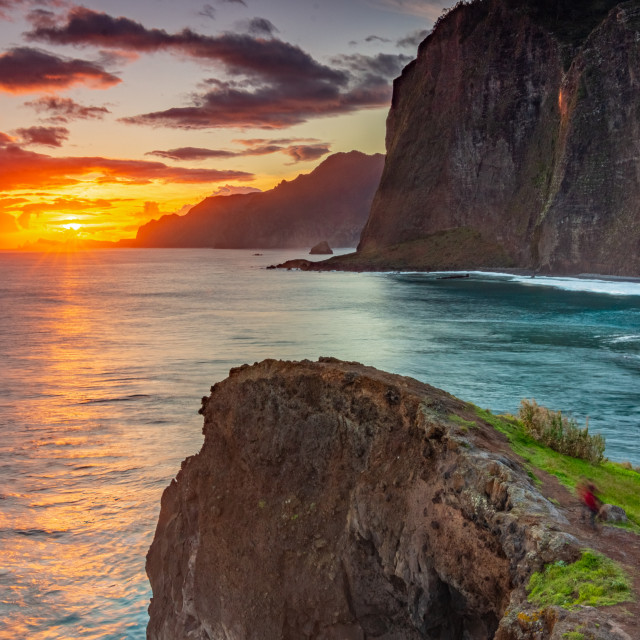 "Sunrise at Guindaste Viewpoint" stock image