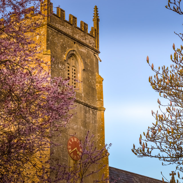 "A church in England" stock image