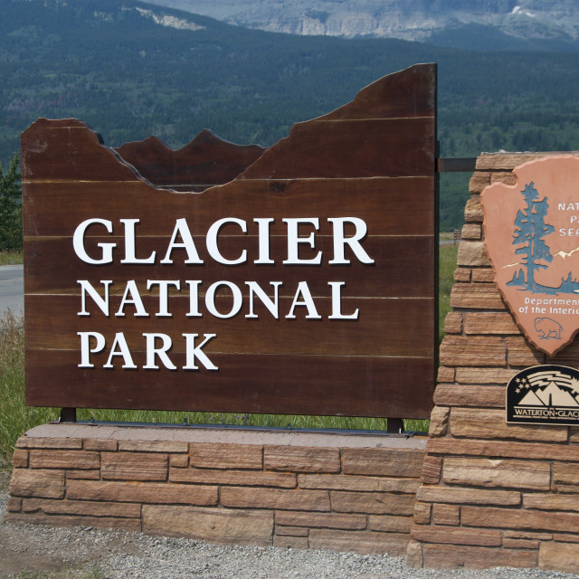 "Glacier National Park" stock image