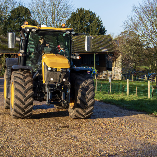 "#WillDoes KMC Tractor Run 2020" by Dorset Rural Photography - £5.00 "#WillDoes KMC Tractor Run 2020" stock image