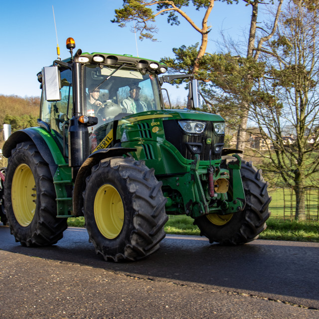 "#WillDoes KMC Tractor Run 2020" by Dorset Rural Photography - £5.00 "#WillDoes KMC Tractor Run 2020" stock image