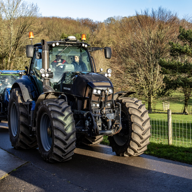 "#WillDoes KMC Tractor Run 2020" by Dorset Rural Photography - £5.00 "#WillDoes KMC Tractor Run 2020" stock image
