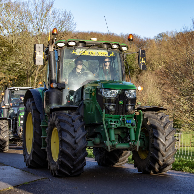 "#WillDoes KMC Tractor Run 2020" by Dorset Rural Photography - £5.00 "#WillDoes KMC Tractor Run 2020" stock image