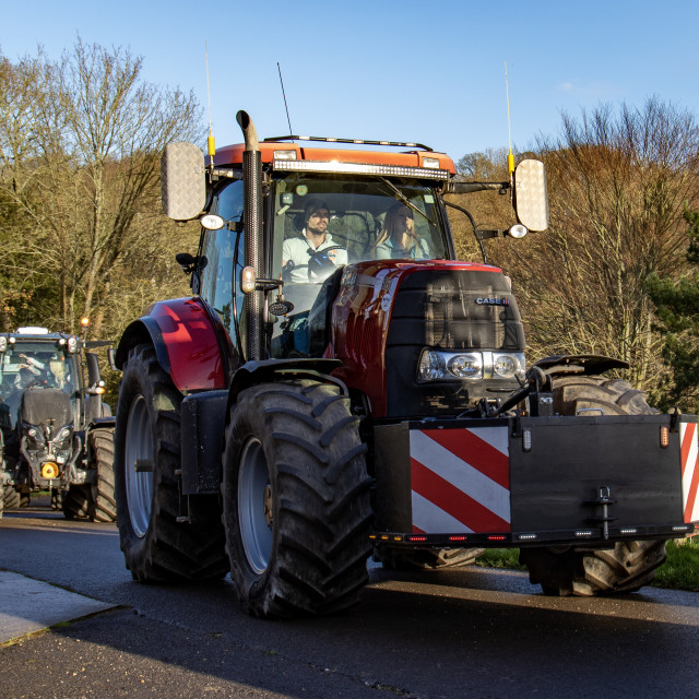 "#WillDoes KMC Tractor Run 2020" by Dorset Rural Photography - £5.00 "#WillDoes KMC Tractor Run 2020" stock image
