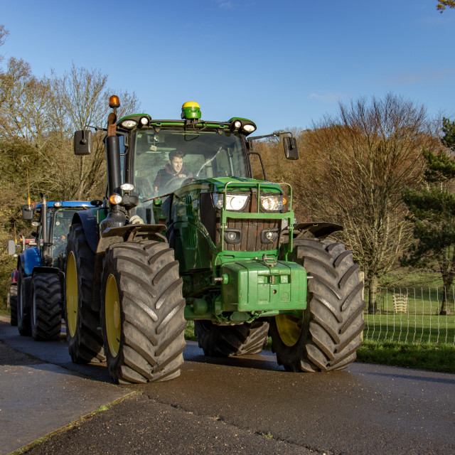 "#WillDoes KMC Tractor Run 2020" by Dorset Rural Photography - £5.00 "#WillDoes KMC Tractor Run 2020" stock image