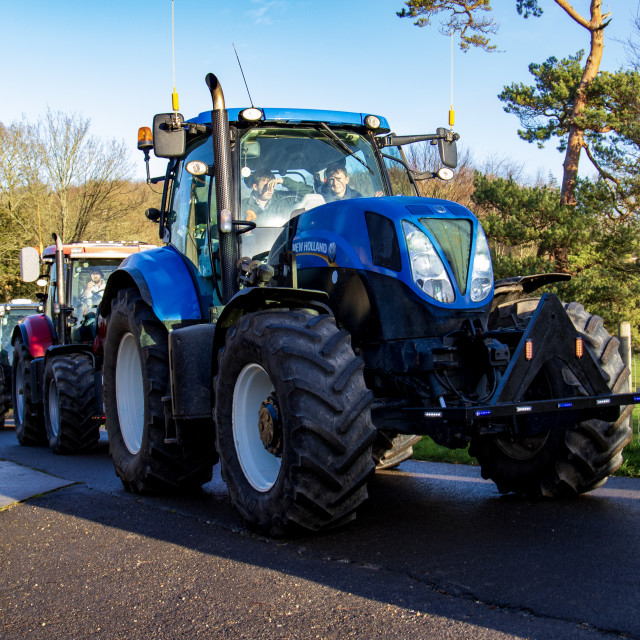 "#WillDoes KMC Tractor Run 2020" by Dorset Rural Photography - £5.00 "#WillDoes KMC Tractor Run 2020" stock image