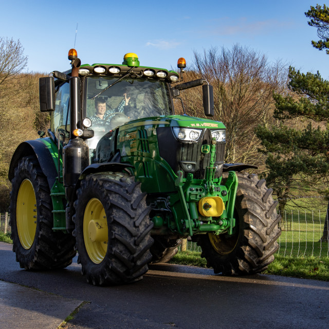"#WillDoes KMC Tractor Run 2020" by Dorset Rural Photography - £5.00 "#WillDoes KMC Tractor Run 2020" stock image