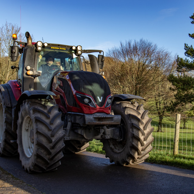 "#WillDoes KMC Tractor Run 2020" by Dorset Rural Photography - £5.00 "#WillDoes KMC Tractor Run 2020" stock image